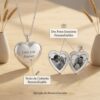 Collar con 2 Fotos + Texto Personalizable