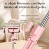 Un Trípode y Palo Selfie Extensible 70cm con Control Bluetooth