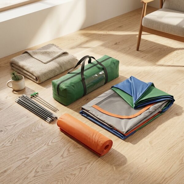 Camping Plegable para 4 Personas Impermeable