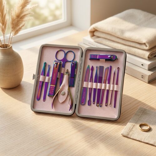 Set Cuidado de Uñas 15 Piezas con Estuche