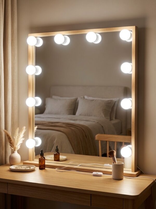 Kit de Luces LED para Espejo de Maquillaje x 10 Bombillos Regulares USB