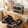 fb9a7cec-68e2-4e73-aeb3-3d071e4f7032 Maleta Organizadora de Maquillaje con Bandejas y Llave