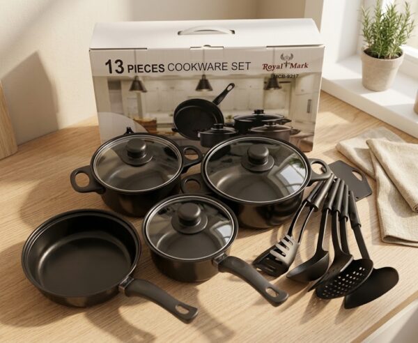 ff9808e0-134e-4a31-902d-9cfa77ab06c8 Set x 13 Piezas | Ollas y Utensilios Antiadherentes | Royal Mark